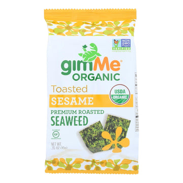 Gimme Organic Roasted - Sesame - Case Of 12 - 0.35 Oz. - Maras Green