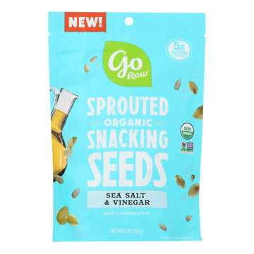 Go Raw - Snack Seed Sslt&vngr Sprt - Case Of 10 - 4 Oz - Maras Green