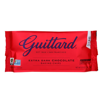 Guittard Chocolate Extra Dark - Chocolate Chip - Case Of 12 - 11.5 Oz. - Maras Green