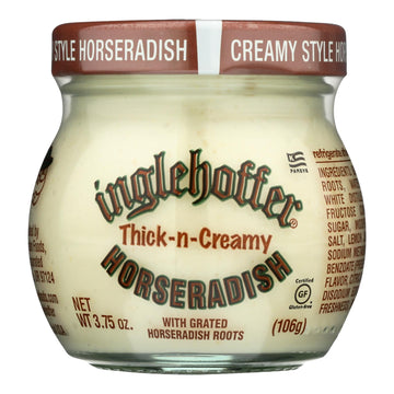Inglehoffer - Cream Style Horseradish - Case Of 12 - 3.75 Oz. - Maras Green