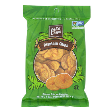 Inka Crops - Plantain Chips - Original - Case Of 12 - 4 Oz. - Maras Green