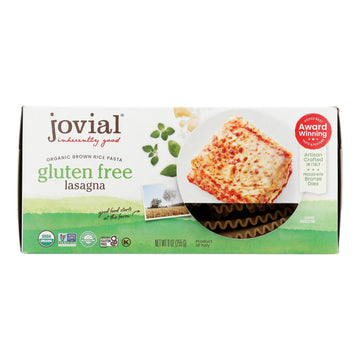 Jovial - Pasta Organic Brown Rice Lasagna - Case Of 6 - 9 Ounces - Maras Green