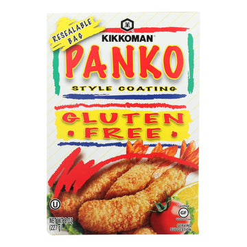 Kikkoman Coating Bread Crumbs - Panko Style - Case Of 12 - 8 Oz - Maras Green