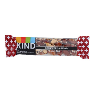 Kind - Bar Cranberry And Almond - Case Of 12 - 1.4 Ounces - Maras Green