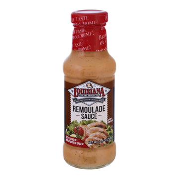 La Fish Fry Remoulade Sauce - Dressing - Case Of 12 - 10.5 Oz. - Maras Green