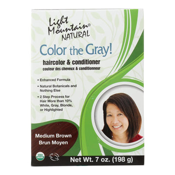 Light Mountain Clr Gry - Conditioner - Organic - Medbrwn - 7 Oz - Maras Green