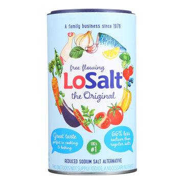 Losalt Reduced Sodium Salt - Case Of 6 - 12.35 Oz. - Maras Green