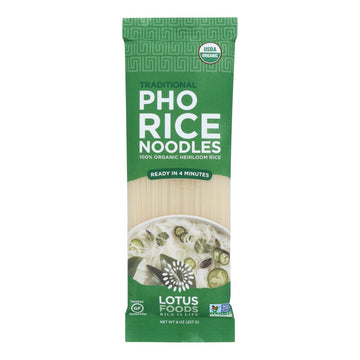 Lotus Foods - Ndls Organic Traditional Pho - Case Of 8 - 8 Oz - Maras Green