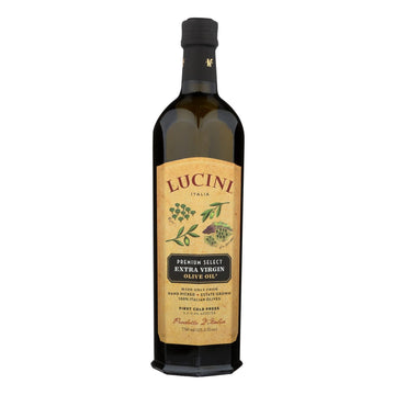 Lucini Italia Premium Select Extra Virgin Olive Oil - Case Of 6 - 25.4 Fl Oz. - Maras Green
