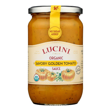Lucini Italia - Sauce Svry Golden Tom - Case Of 6 - 24 Oz - Maras Green