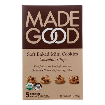 Made Good - Cookies - Soft Chocolate Chip - Case Of 6 - 4.25 Oz. - Maras Green