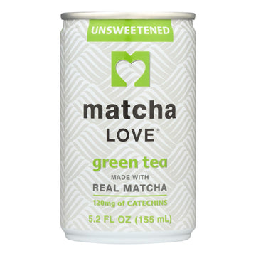Matcha Love Unsweetened Tea - Case Of 20 - 5.2 Oz. - Maras Green