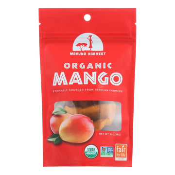 Mavuno Harvest Gluten - Free Dried Mango - Case Of 6 - 2 Oz. - Maras Green