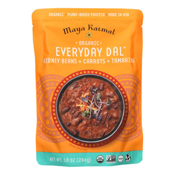 Maya Kaimal - Organic Everyday Dal - Kidney Bean Carrot Tamarind - Cs Of 6 - 10 Oz - Maras Green