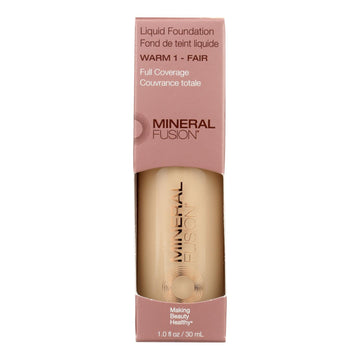 Mineral Fusion - Mkup Liquid Foundation Warm1 - 1 Each - 1 Fz - Maras Green