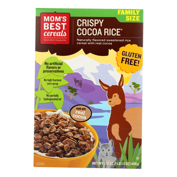 Moms Best Naturals Cereal - Crispy Cocoa Rice - 17.5 Oz - Case Of 14 - Maras Green