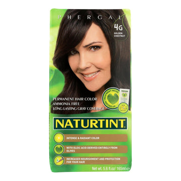 Naturtint Hair Color - Permanent - 4g - Golden Chestnut - 5.28 Oz - Maras Green