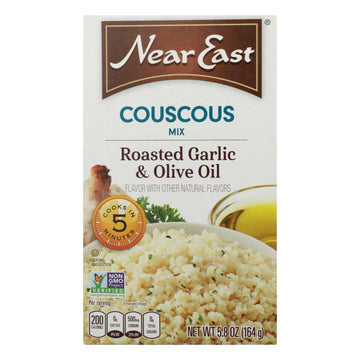 Near East Couscous Roasted - Olive Oil And Garlic - Case Of 12 - 5.8 Oz. - Maras Green