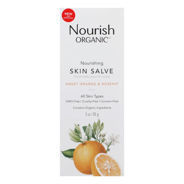 Nourish Organic Skin Solve - Organic - Sweet Orange And Rosehip - 3oz - Maras Green