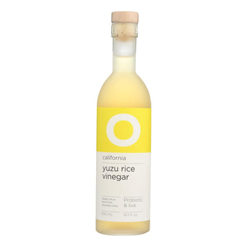 O® California Yuzu Rice Vinegar - Case Of 6 - 10.1 Fz - Maras Green