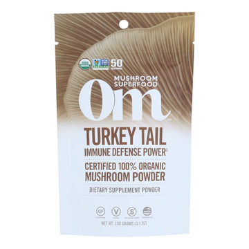Om - Trkey Tail Organic Powder 100grm - 1 Each - 3.5 Oz - Maras Green
