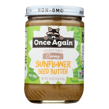 Once Again - Sunflower Butter Ns Sugar Free - Case Of 6 - 16 Oz - Maras Green