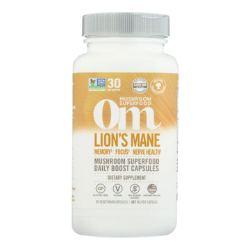 Organic Mushroom Nutrition - Mush Sprfd Lions Mane Cap - 1 Each - 90 Ct - Maras Green