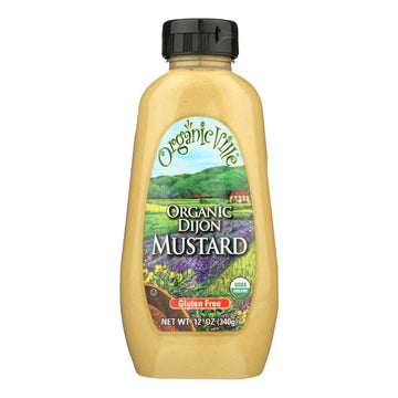 Organic Ville Stone Ground Organic - Mustard - Case Of 12 - 12 Oz. - Maras Green