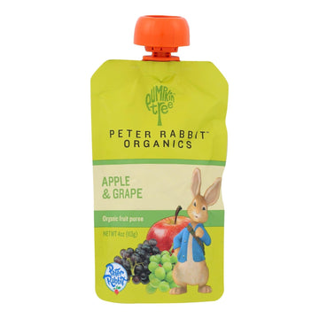 Peter Rabbit Organics Fruit Snacks - Apple And Grape - Case Of 10 - 4 Oz. - Maras Green