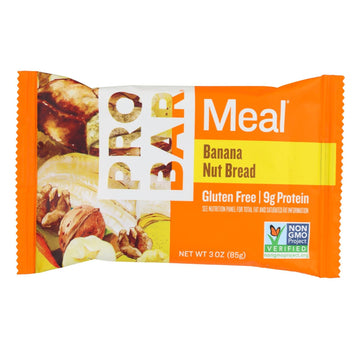 Probar Meal Bar, Banana Nut Bread - Case Of 12 - 3 Oz - Maras Green