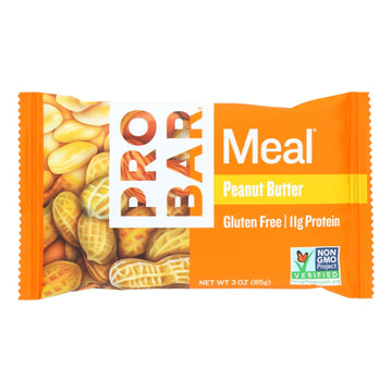 Probar Organic Peanut Butter Bar - Case Of 12 - 3 Oz - Maras Green
