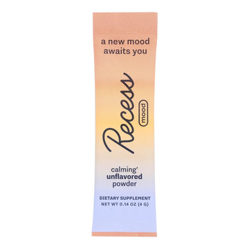 Recess - Mood Sticks Unflavored - Case Of 10 - .14 Oz - Maras Green