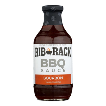 Rib Rack Bbq Sauce - Southern Bourbon - Case Of 6 - 19 Oz - Maras Green