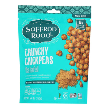 Saffron Road - Chchp Crnchy Falafel - Case Of 6 - 5.4 Oz - Maras Green