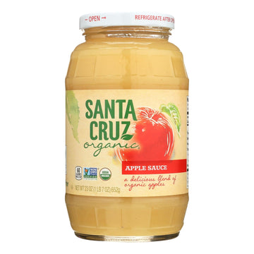 Santa Cruz Organic Apple Sauce - Case Of 12 - 23 Oz. - Maras Green