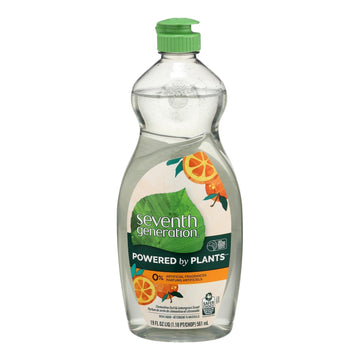 Seventh Generation - Dish Liquid Lemongrass Clementine - Case Of 6 - 19 Fz - Maras Green