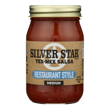 Silver Star - Salsa Restaurant Style - Case Of 6 - 16 Oz - Maras Green