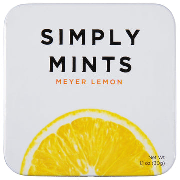 Simply Gum - Mints Meyer Lemon - Case Of 6 - 1.1 Ounces - Maras Green