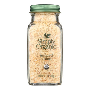 Simply Organic - Minced Onion Organic - Case Of 6 - 2.21 Ounces - Maras Green