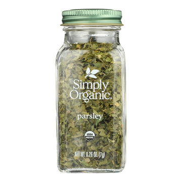 Simply Organic - Parsley Flakes Organic - Case Of 6 - 0.26 Ounces - Maras Green
