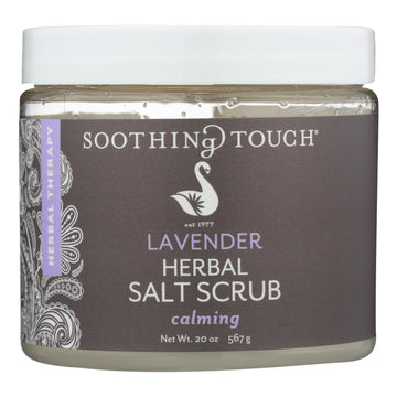 Soothing Touch Salt Scrub - Lavender - 20 Oz - Maras Green