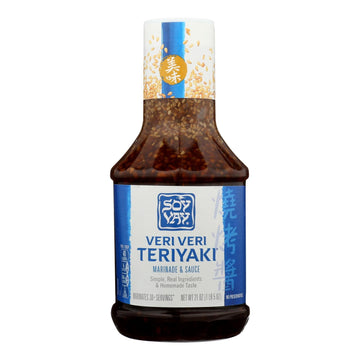 Soy Vay Veri Teriyaki Marinade And Sauce - Case Of 6 - 21 Fl Oz. - Maras Green