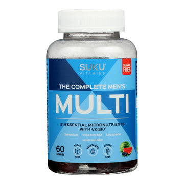 Suku Vitamins - Gummy Complete Mens Multi - 1 Each - 60 Ct - Maras Green