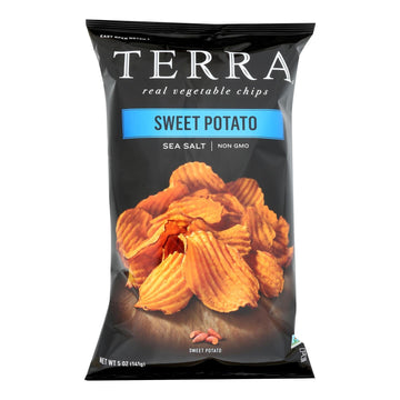 Terra Chips - Chips Sweet Potato Sea Salt - Case Of 12 - 5 Ounces - Maras Green