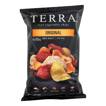 Terra Chips Exotic Vegetable Chips - Original - Case Of 12 - 6.8 Oz. - Maras Green