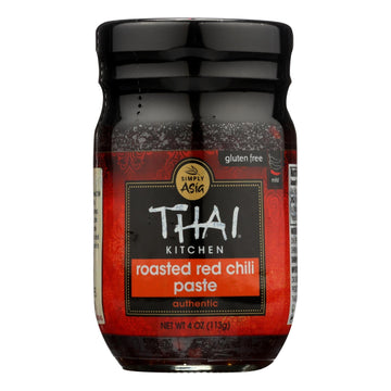 Thai Kitchen Roasted Red Chili Paste - Case Of 12 - 4 Oz. - Maras Green