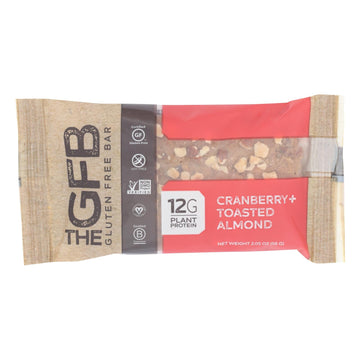 The Gluten Freeb Bar - Cranberry Toasted Almond - Gluten Free - Case Of 12 - 2.05 Oz - Maras Green