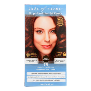 Tints Of Nature 7r Soft Copper Blonde Hair Color - 1 Each - 4.4 Fz - Maras Green