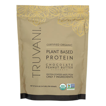 Truvani - Protein Powder Peanut Butter Chocolate - 1 Each - 25.75 Oz - Maras Green