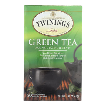 Twinings Tea Green Tea - Natural - Case Of 6 - 20 Bags - Maras Green